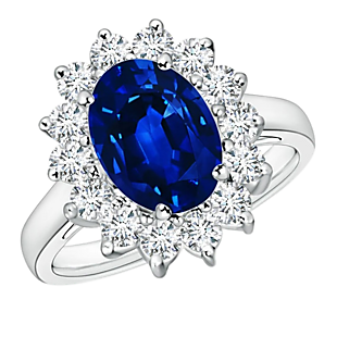 3ct Sapphire & Diamond Ring $1,188
