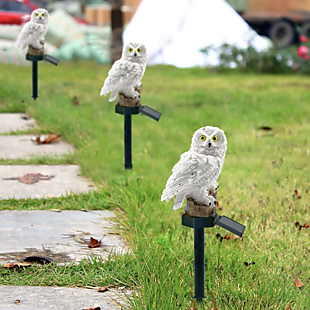 Owl Solar Garden Stake Light $12