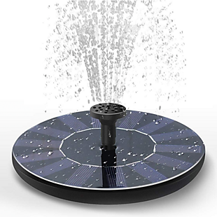 Solar Birdbath Fountain $10