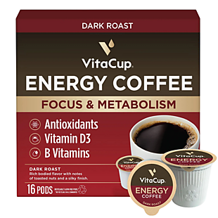 16ct Vitamin Coffee Pods $16 + Free Ship
