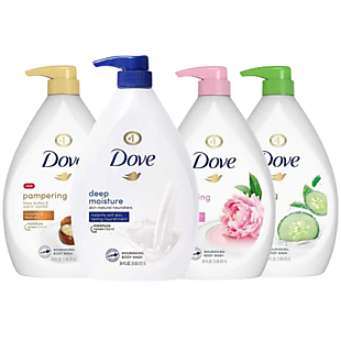 4pk Dove Body Wash $35