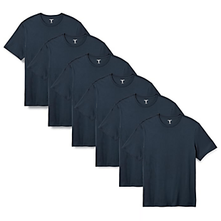6pk Amazon Essentials Crewneck Shirts $10