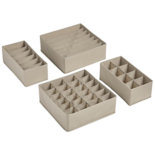 4pc Collapsible Fabric Storage $10