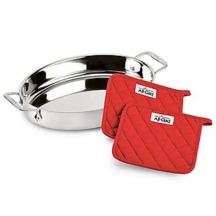 15" All-Clad Baker & Pot Holder Set $40