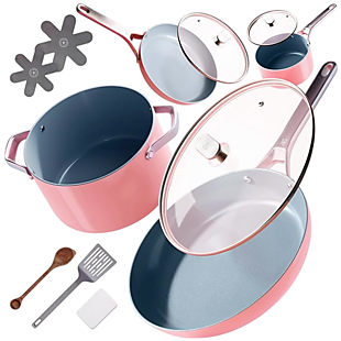 12pc Ceramic Cookware Set $60