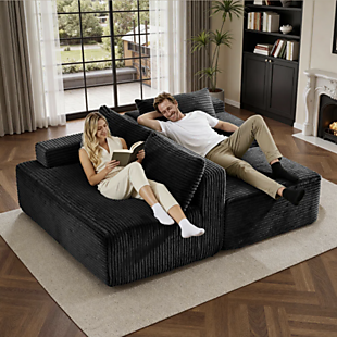 Cloud Sofa, No Assembly Required $380