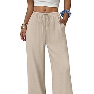 Sampeel Wide-Leg Summer Pants $18