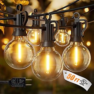 50' Patio String Lights $20