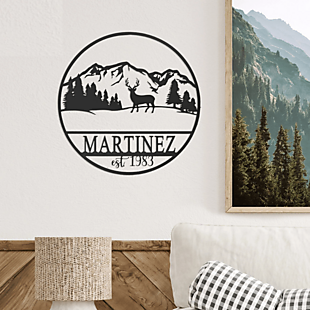 Personalized Big Game Country Sign $29