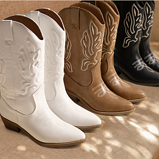 Dream Pairs Cowboy Boots $27