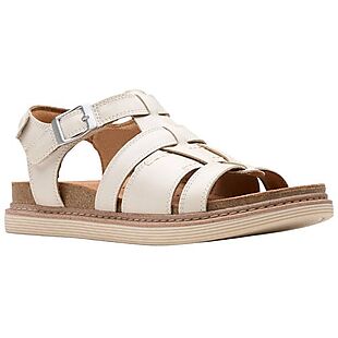 Clarks Strappy Leather Sandals $41