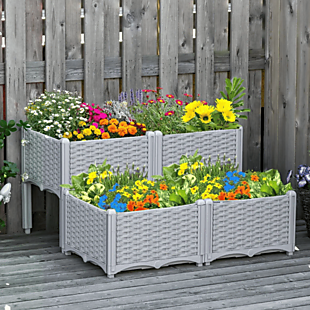 4pc Outdoor Planter Set $59