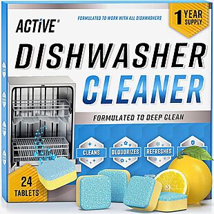 24pk Dishwasher Cleaning Tablets $14