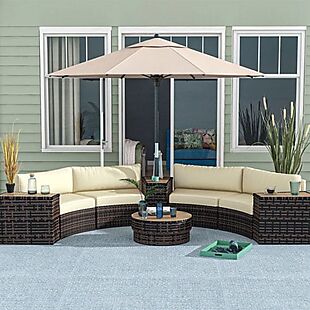 8pc Patio Furniture Set $418 Shipped