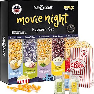 Movie Night Popcorn Gift Set $15 Shipped