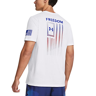 UA Freedom Flag Gradient Shirt $11