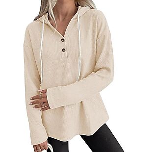 $18 Waffle Hoodie for Summer Nights