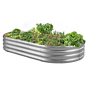 6' x 3' VEVOR Metal Raised Garden Bed $33