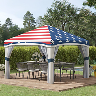 American Flag 10' x 10' Canopy Tent $104