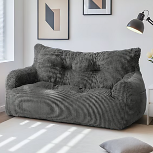 Bean Bag Corduroy Loveseat $119
