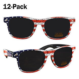 12pk Amercan Flag Sunglasses $25