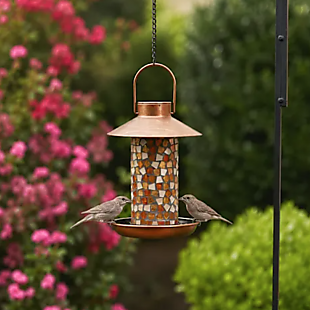 Mosaic Solar Bird Feeder $20 Shipped