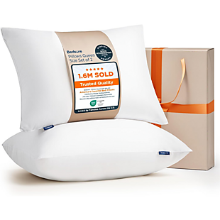 Buy 2 Pillows, Get Free Queen Comforter!