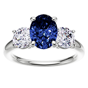 2ct Sapphire & Diamond Ring $369