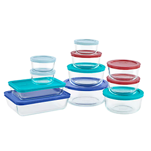 22pc Pyrex Glass Food Storage Set $30