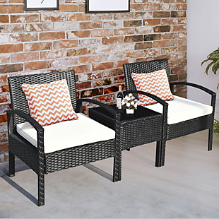 All-Weather Patio Set with Cushions $96