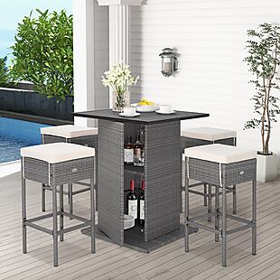 5pc Patio Bar Set $270