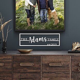 Custom Family Name Plaque $33