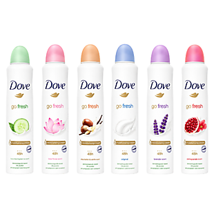 6 Dove Antiperspirant Sprays $14 Shipped