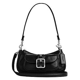 Coach Outlet Leather Shoulder Bag $109