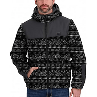 Billabong Men's Sherpa Hoodie Jacket $23